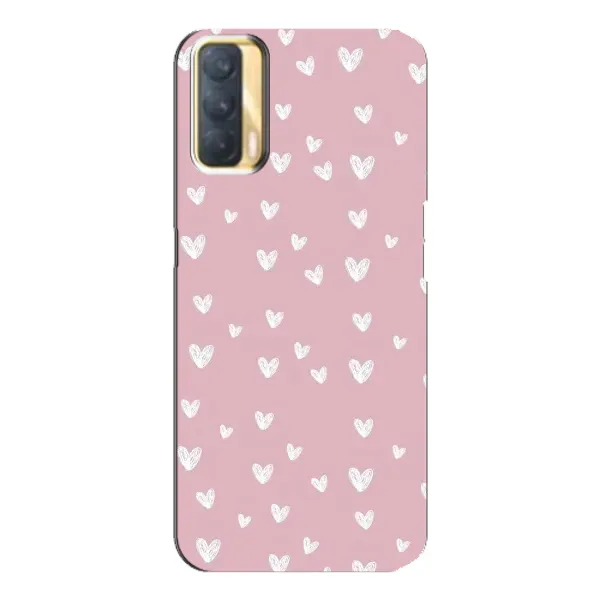 Чехол с принтом «Сердечки на розовом» для OPPO A33