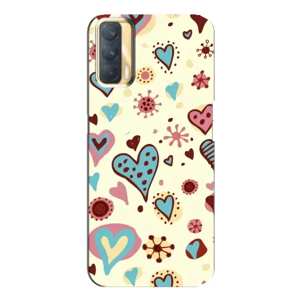Чехол с принтом «Сердечки» для OPPO A33