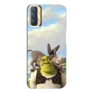 Чохол з принтом «Шрек та Осел» для OPPO A33