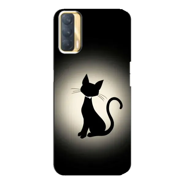 Чехол с принтом «Силуэт котика» для OPPO A33