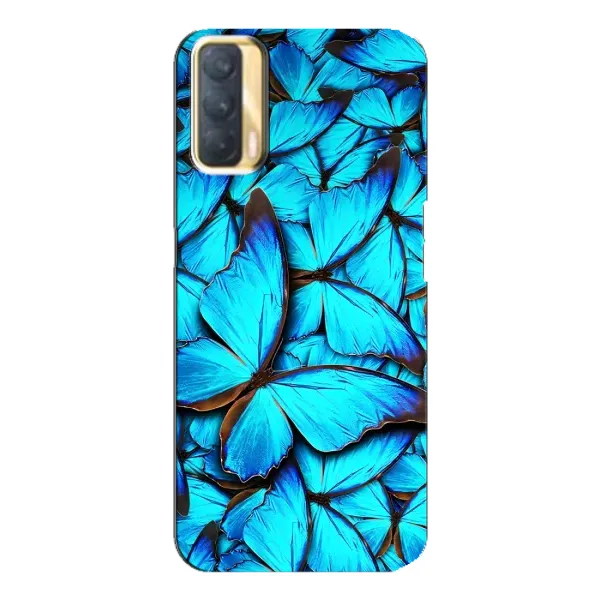 Чехол с принтом «Синие бабочки» для OPPO A33