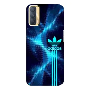 Чохли Адидас для Oppo A33 (AlphaPrint) (Синій Адідас)