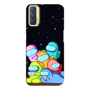 Чохли Амонг Ас для Oppo A33 (AlphaPrint) (Скіни в космосі)