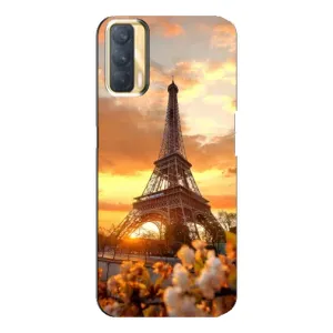 Чехол Эйфелева Башня для Oppo A33 - (AlphaPrint) (Солнечная башня)