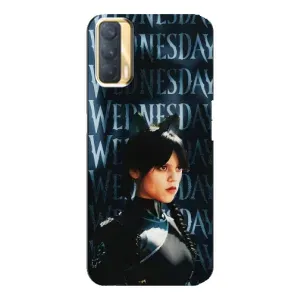 Чохли Венсдей на Oppo A33 Уенсдей (AlphaPrint) (Венздей кішка)