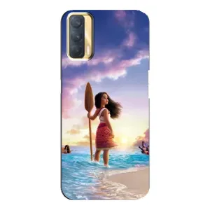 Чехол с принтом «Моана с веслом» для OPPO A33