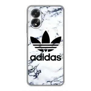 Чохли Адидас для Oppo A38 (AlphaPrint) (Адідас на мраморі)