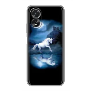 Чохол для OPPO А38 - (Єдинорожки - Новинки) (AlphaPrint) (Єдиноріг)