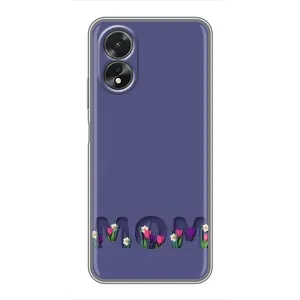 Чехол с принтом «Мама в цветах» для OPPO A38