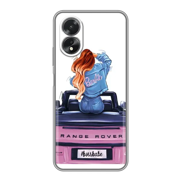 Чохол з принтом «На машині» для OPPO A38