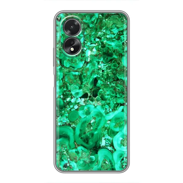 Чехол с принтом «Салатный Мрамор» для OPPO A38