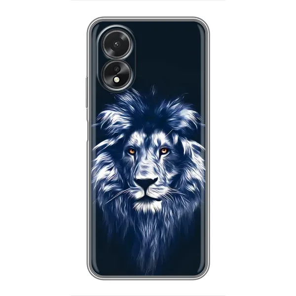 Чохол з принтом «Синій Лев» для OPPO A38