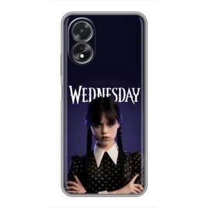 Чохли Венсдей на Oppo A38 Уенсдей (AlphaPrint) (Wednesday)