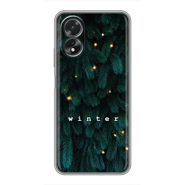 Чехол с принтом «Winter» для OPPO A38