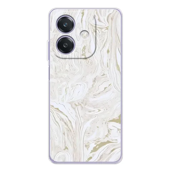 Чохол з принтом «Білий мрамор» для OPPO A3x