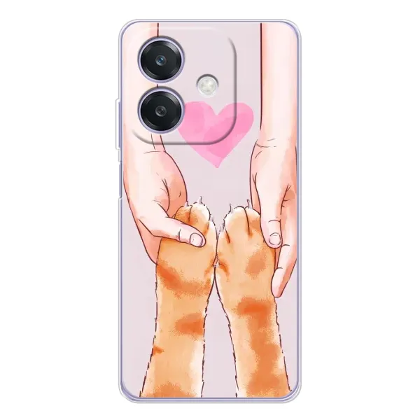 Чохол з принтом «Любовь до котиків» для OPPO A3x