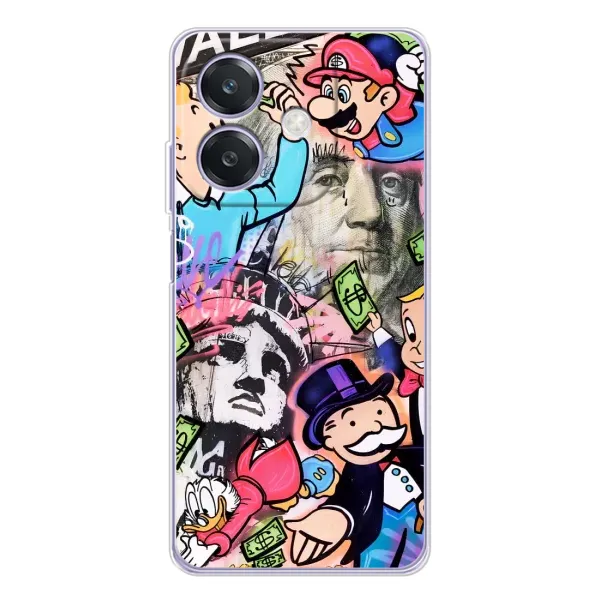 Чохол з принтом «Monopoly man» для OPPO A3x