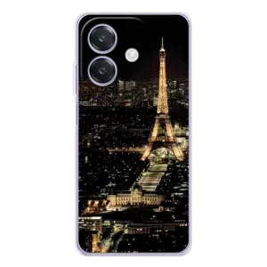 Чохол Ейфелева Вежа OPPO A3x - (AlphaPrint) (Нічний Париж)