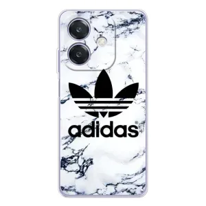 Чехлы Адидас для OPPO A40m (AlphaPrint) (Адидас на мраморе)
