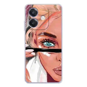 Чохол з друком для OPPO A40m - (Мода) (AlphaPrint) (Макіяж)