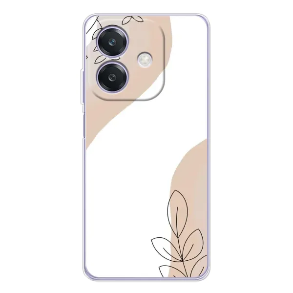 Чехол с принтом «Нюдовая веточка абстракция» для OPPO A40m