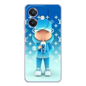 Круті Чохли Луі Віттон для OPPO A40m (AlphaPrint) (Хлопець LV)