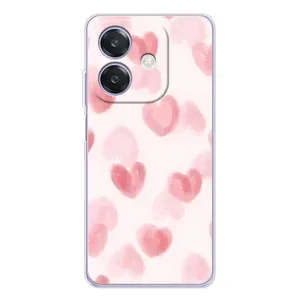 Чохол з розовим принтом для OPPO A40m (Рожеві сердечки)