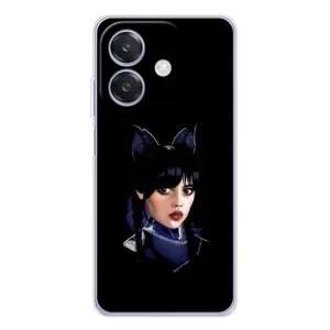 Чохли Венсдей на OPPO A40m Уенсдей (AlphaPrint) (серйозна Венздей)
