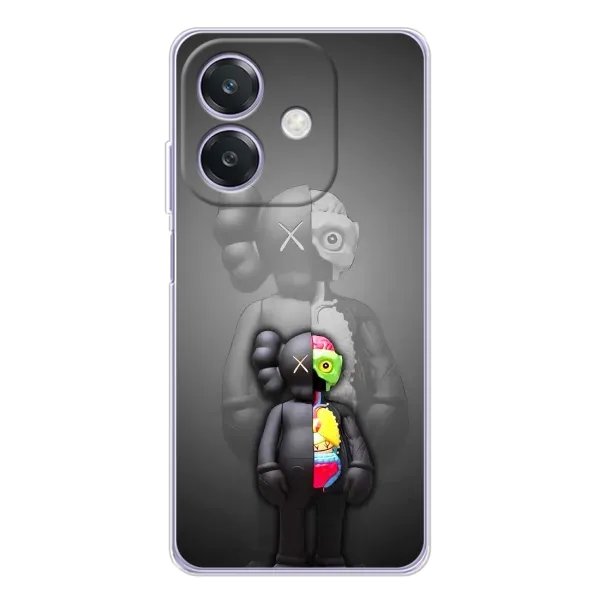 Чехол с принтом «Тело Bearbrick» для OPPO A40m
