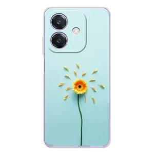Чохли з квітами для OPPO A40m (VPrint) (Жовта квітка)