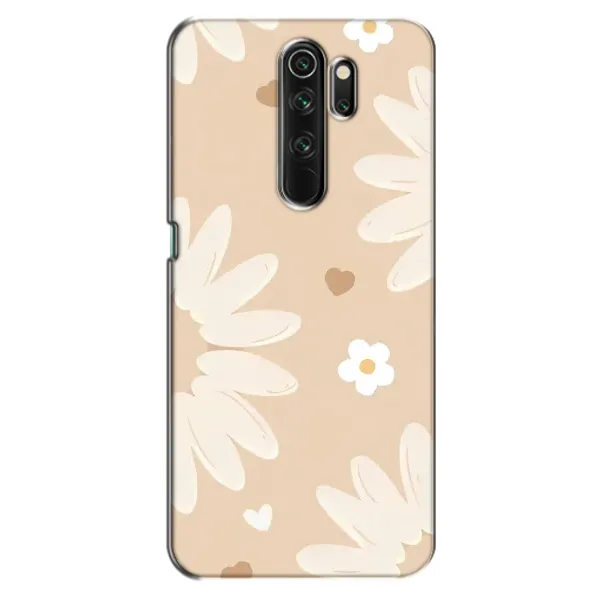 Чохол з принтом «Бежеві квіти» для OPPO A5 (2020)