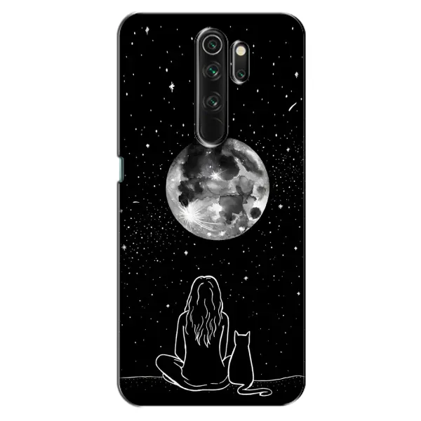 Чехол с принтом «Девушка с котом» для OPPO A5 (2020)