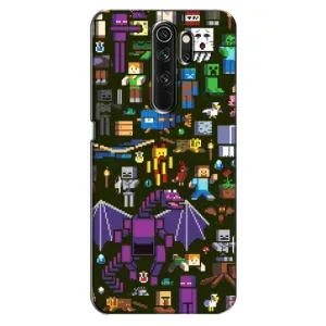 Чехол Майнкрафт на Oppo A5 (2020) (AlphaPrint) Minecraft (Коллаж Майнкрафт)