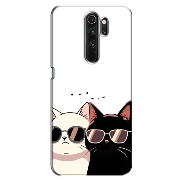 Чехол с принтом «Коты в очках» для OPPO A5 (2020)