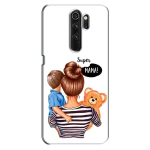 Чехол с печатью для Oppo A5 (2020) - (Мама с ребенком) (AlphaPrint) (Мама с сыном)