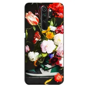 Брендновые Чехлы для Oppo A5 (2020) - (PREMIUMPrint) (Nike цветы)