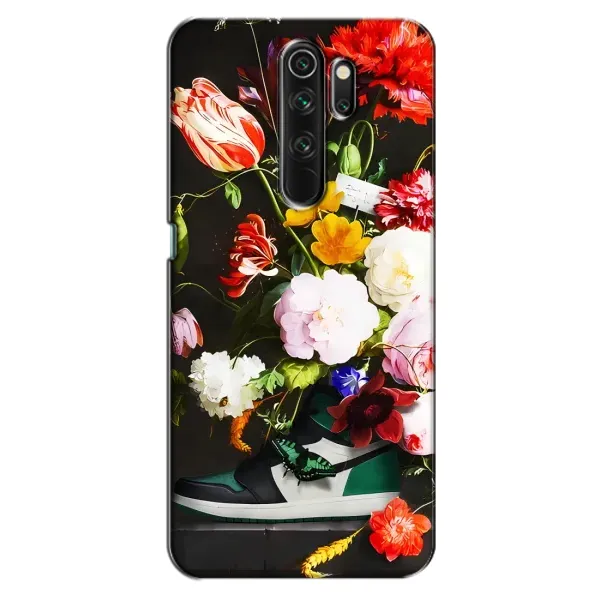 Чохол з принтом «Nike цветы» для OPPO A5 (2020)