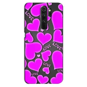 Чехлы для любимой на Оппо А5 (2020) (VPrint) (Pink hearts)