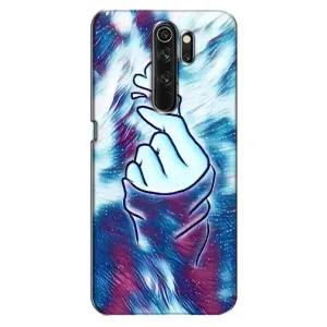 Чехол с принтом для Oppo A5 (2020) (AlphaPrint - Знак сердечка) (Радужное сердце)
