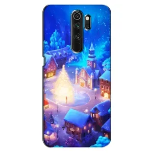 Рождественские Чехлы для Oppo A5 (2020) (VPrint) (Рождественский город)