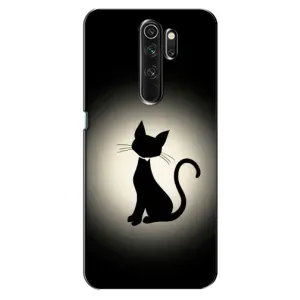 Чехол с принтом для Oppo A5 (2020) (AlphaPrint) Модные коты (Силуэт котика)