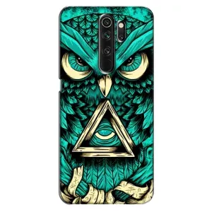 Чехол с птицами на Oppo A5 (2020) (VPrint) (Сова с глазом)