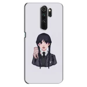 Чехлы Венсдей на Oppo A5 (2020) Уэнсдей (AlphaPrint) (Уэнздей и Вещь)