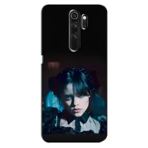 Чехлы Венсдей на Oppo A5 (2020) Уэнсдей (AlphaPrint) (взгляд Уэнздей)
