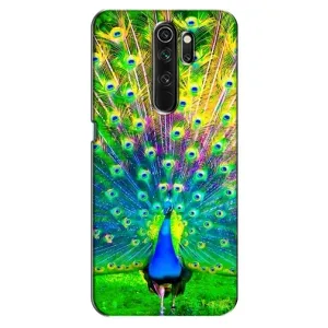Чехол с птицами на Oppo A5 (2020) (VPrint) (Яркий Павлин)