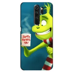 Рождественские Чехлы для Oppo A5 (2020) (VPrint) (Зеленый Гринч)
