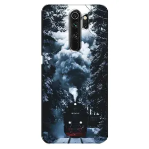 Новогодние, Праздничные Чехлы для Oppo A5 (2020) - 2024 год (Зимний поезд)