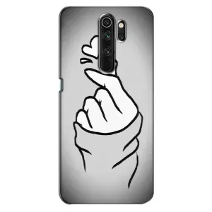 Чехол с принтом для Oppo A5 (2020) (AlphaPrint - Знак сердечка) (Значок Love)