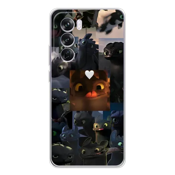 Чохол з принтом «Дракон колаж» для OPPO A5 5G