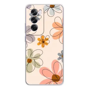 Чохол з принтом «Кольорові квіти» для OPPO A5 5G